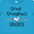 thumbnail image 4 of Inktastic Great Grandmas Favorite- Heart Great Grandchild Boys or Girls Baby T-Shirt, 4 of 5
