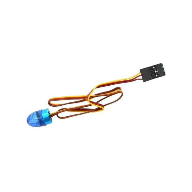 Lámpara intermitente giratoria, luz para coche RC, LED brillante, para ambulancia, coche, policía, remolque azul