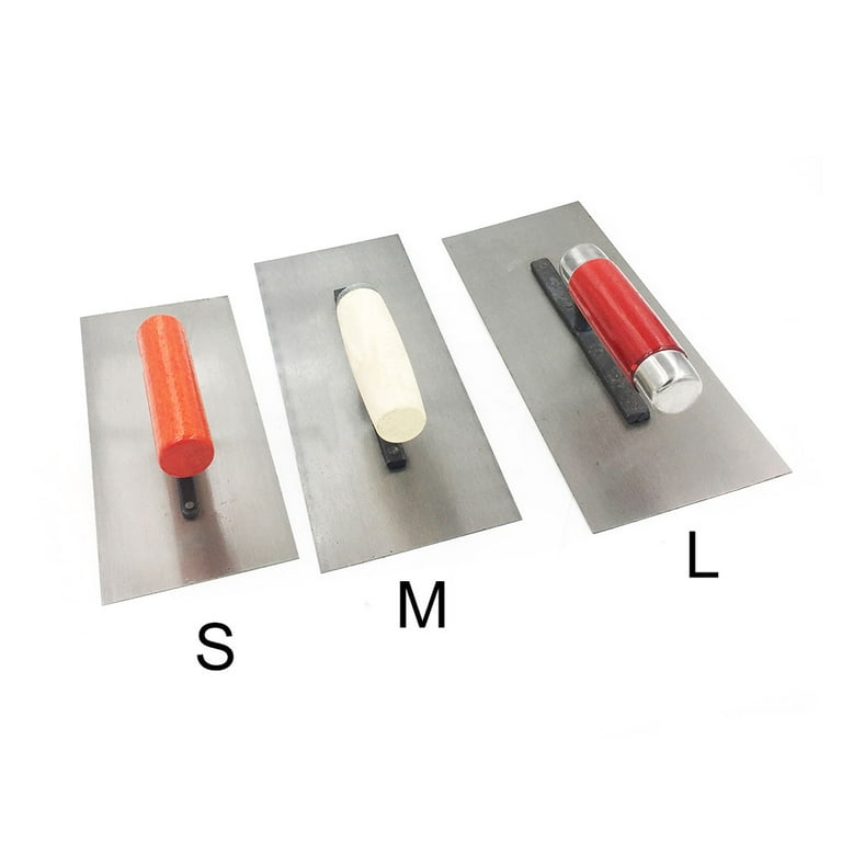 SANWOOD Plastering Trowel Traditional Manganese Steel Blade