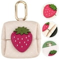 thumbnail image 4 of Eease Cartoon Coin Pouch with Hook Mini Wallet for Kids Girls (Strawberry), 4 of 5