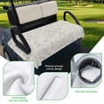 thumbnail image 5 of Golf Cart Seat Covers for 2 Seater, Abstract Airline Route Soft Microfiber Cart Seat Towel Blanket, Vintage Aircraft Arrows Absorbent Breathable Non Slip Bench Seats Protector for Golf Course 51"x31", 5 of 9