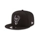 thumbnail image 1 of Gorra Snapback New Era NBA Milwaukee Bucks para hombre, color negro, 1 of 1