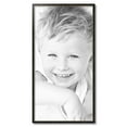 thumbnail image 2 of ArtToFrames 19" x 37" Black Square with Gold Beads Picture Frame, 19x37 inch Black Wood Poster Frame (WOM-5021), 2 of 7
