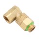 thumbnail image 3 of Conector de grifo de manguera de latón, adaptador de tubería de agua de jardín con rosca a presión, 3 of 5
