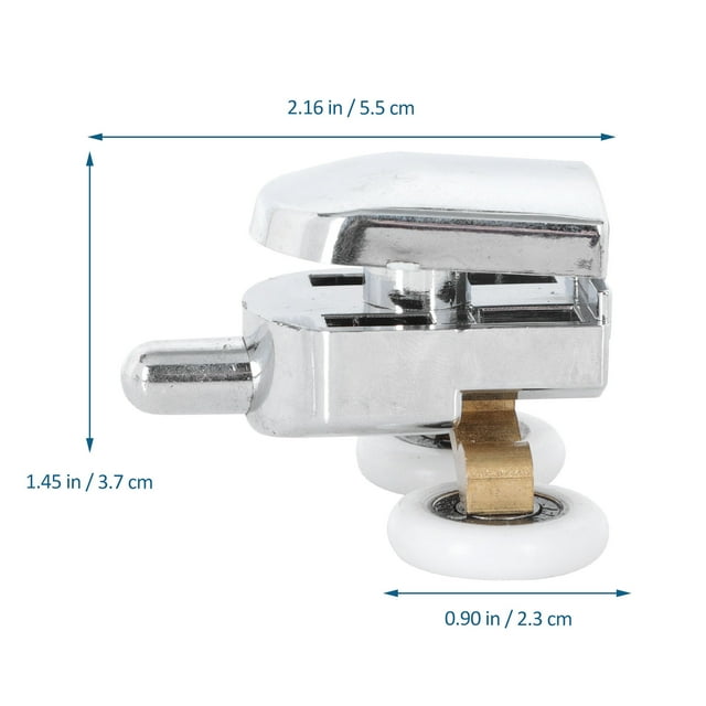 OULII 2 Sets Shower Door Wheels Replacement made of Copper for Bathroom Use