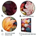 thumbnail image 3 of Designart "Curved Stems Of Graceful Mums" Mums Floater Framed Wall Art Prints, 3 of 5