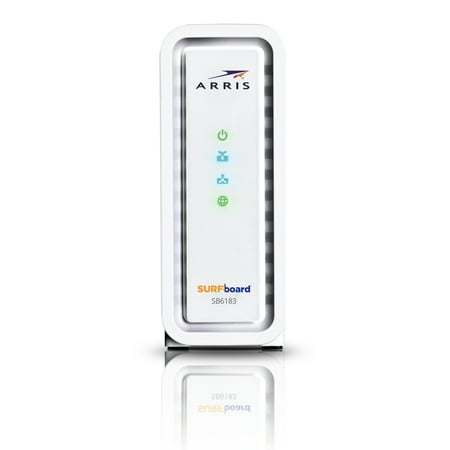ARRIS SURFboard (16x4) DOCSIS 3.0 Cable Modem. Approved for XFINITY Comcast, Cox, Charter and most other Cable Internet providers for plans up to 300 Mbps. (SB6183-RB) Factory