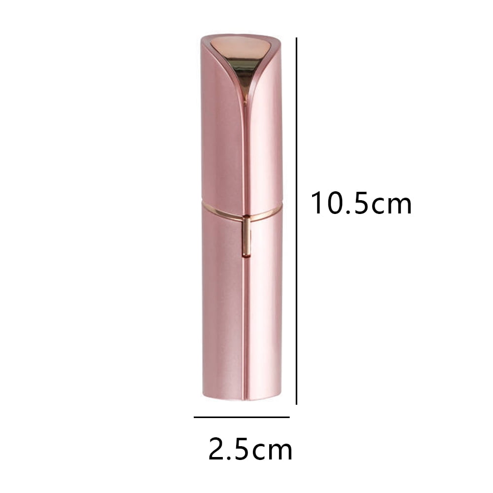 Flawless Facial Hair Remover for Women, Blush/Rose Gold Electric Face Razor for Women for Instant and Painless Hair Removal,Rose gold,A62