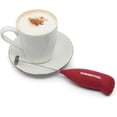 thumbnail image 2 of Kuissential Electric Stainless Steel Milk Frother 2pk-Slickfroth 2.0- Handheld Battery Operated Foam Maker for Cappuccino Latte Hot Chocolate Frappe Matcha and Coffee- Great for Coffee Lovers, 2 of 5