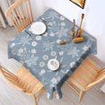 thumbnail image 2 of Floral 42" Square Waterproof Tablecloth, Floral Print Polyester Table Cover, 2 of 6