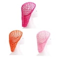 thumbnail image 2 of 3Pcs Mesh Hair Net Rayon Crochet Hair Nets Knit Snood Hat Crocheted Sleep Cap (Orange,Pink,Rose Red), 2 of 2