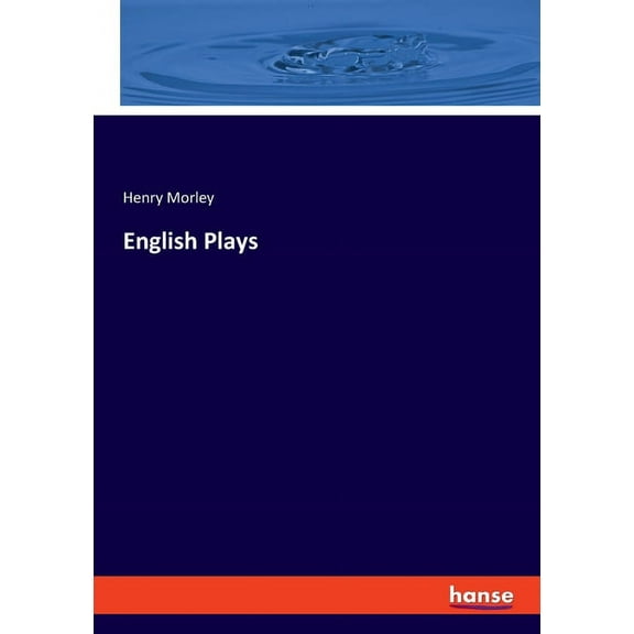 English Plays, (Paperback)
