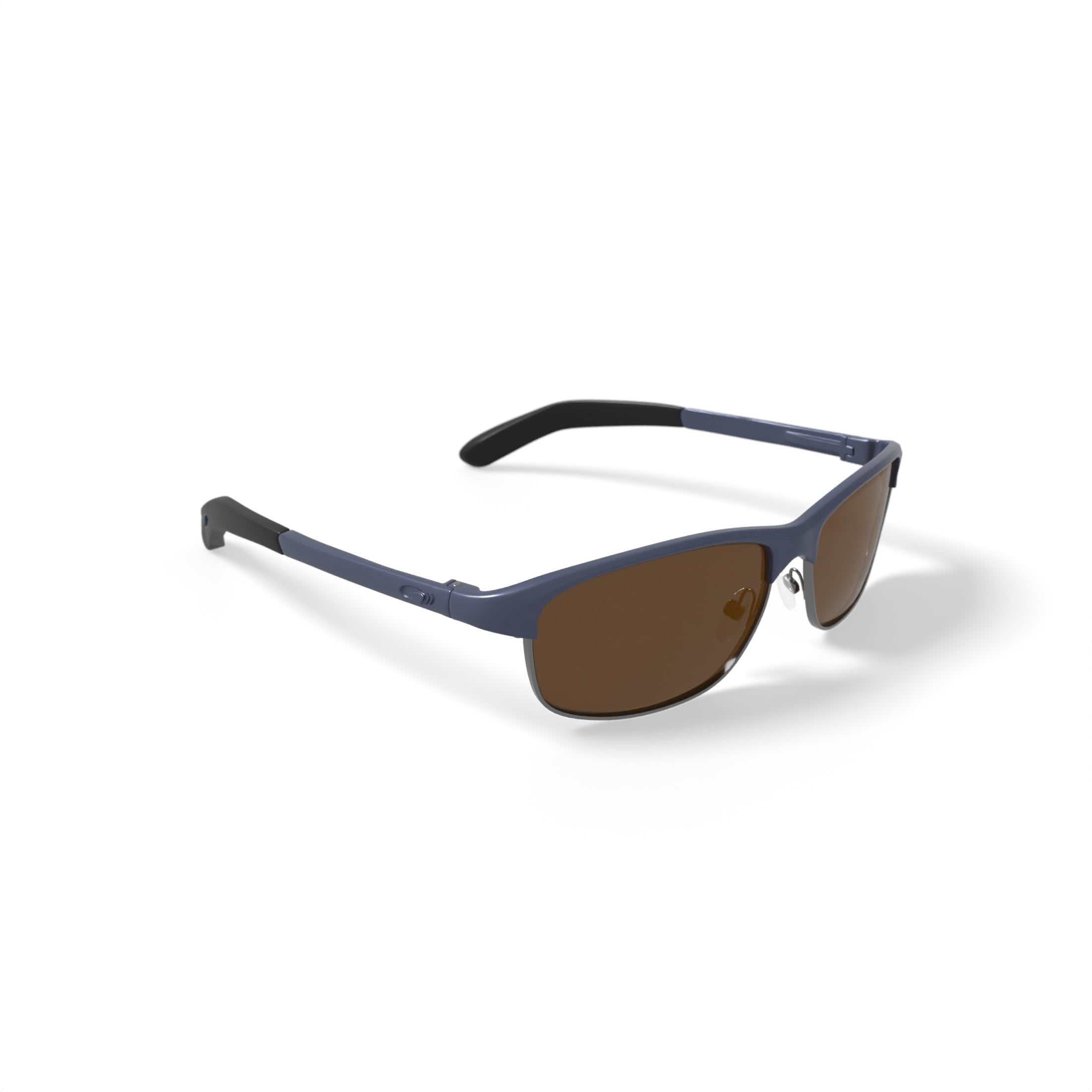 Octo Men’s Rx-able Turbo Sport Sunglasses, Black, Rectangle, Metal, 59-14-135, with Case