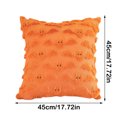 thumbnail image 7 of Super Soft Cozy Lumbar Decorative Throw Pillow Covers Fuzzy Plush Fur Cushion Cover Pillowcase for Sofa Couch Bed Livingroom 18"x18", Pink, 7 of 7