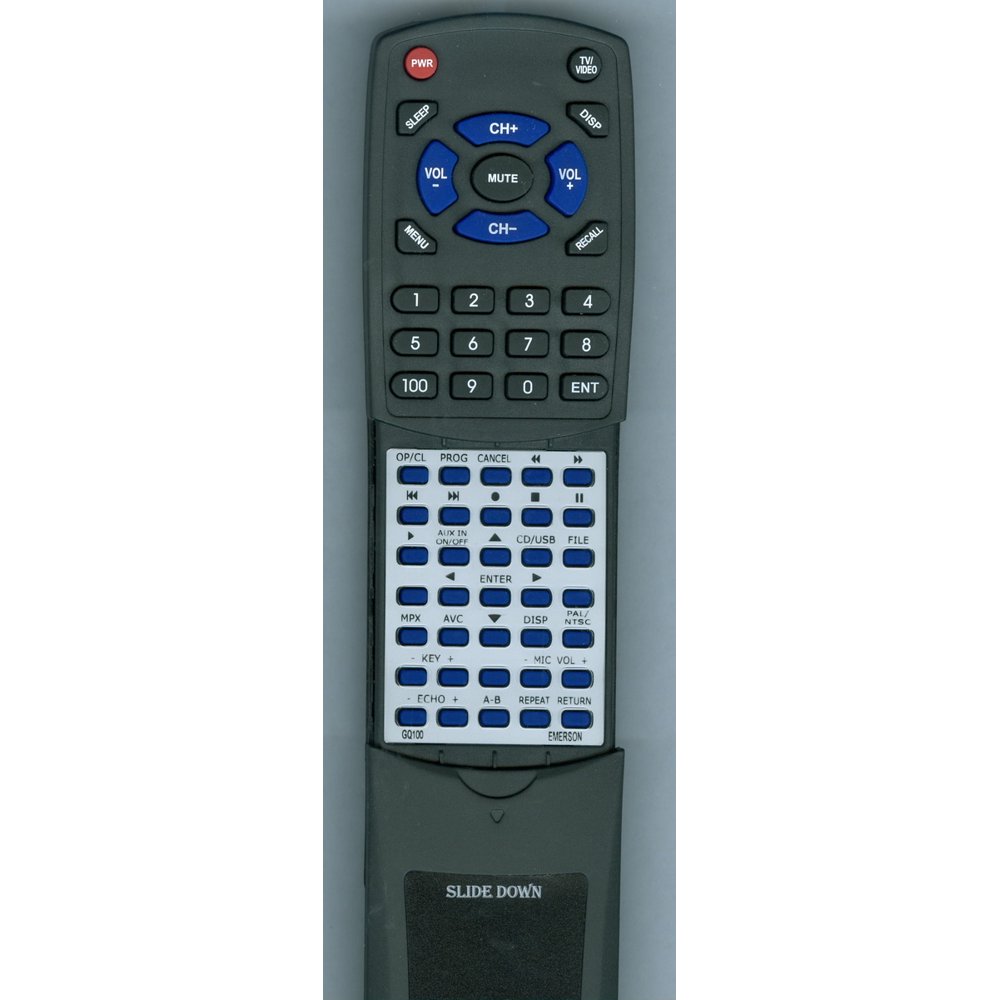 Replacement Remote for EMERSON RTGQ100, GQ100