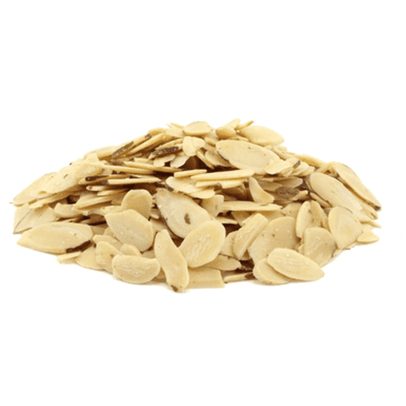 Toasted Natural Sliced Almonds Unsalted Bulk Food Service 25 lbs/11.33 kgs