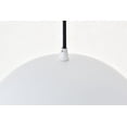 thumbnail image 7 of Living District Forte 1-Light Mid-Century Metal Pendant in Black Finish, 7 of 7
