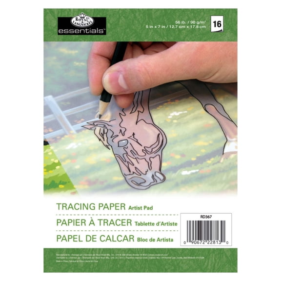 Royal & Langnickel Essentials 5 x 7 Tracing Paper Art Pad 16 Sheets