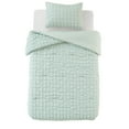 thumbnail image 3 of Mainstays 2-Piece Seersucker Comforter Set, Green Sage, Twin/TXL, All Ages, Unisex, 3 of 7