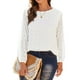 thumbnail image 5 of Women Top, Polyester Crewneck Long Sleeve Blouse Dot For Office ANGGREK Otros, 5 of 6