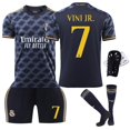 thumbnail image 1 of 2425 Camiseta del Real Madrid traje de uniforme de fútbol local 8 Cross No. 9 Mbappe camiseta transfronteriza nuevo estiloTalla 5+calcetines+protectores, 1 of 2