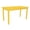 Canary Yellow Paint, variant on Versaloft Harmony Solid Wood Amish Table 27 x 45" in Unfinished - Use As a 4 Person Dining Table or Office Desk, Made in the USA