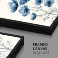 thumbnail image 4 of FCCUYE Navy Blue Wildflower d Canvas Wall Art Set Of 3 Flowers Pictures Prints Flowers Printing Floral Watercolors Flower wall Decor Living Room Bedroom Dinning Room Farmhouse Office-12x16in, 4 of 7