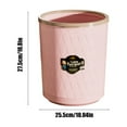 thumbnail image 4 of kkbbma under $5 Small Trash Bucket - Trash Can Wastebasket Household Kitchen Large Plastic Basket Bedroom Bathroom Classification Small Trash Bucket 9 L, 4 of 8