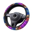 thumbnail image 3 of Lsque Mario Pattern Elastic Stretch Steering Wheel Cover,Universal 15 inch, Microfiber Breathable Ice Silk, Anti-Slip, Odorless, Easy Carry, 3 of 7