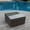 Brown, variant on COSIEST Outdoor Furniture Warm Gray Square Wicker Glass-Top Coffee Table