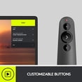 thumbnail image 6 of Logitech R500 - Presentation remote control - 3 buttons - graphite, 6 of 13