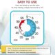 thumbnail image 2 of 60-Minute Visual Timer for Kids,Study Classroom Timer, Silent Countdown Timer for Teachers and Adul, 2 of 5