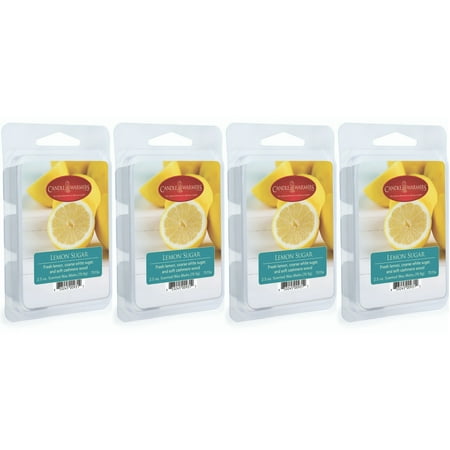 Lemon Sugar Scented Wax Melt Tarts, Pack of 4