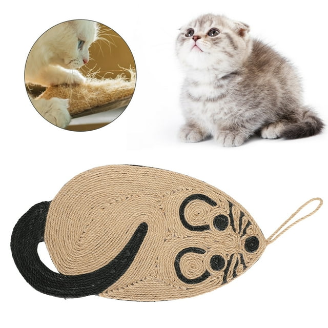 Alfombrilla Para Rascar Para Gatos, Gato, Ratón, Juguete Para Moler Uñas, Suministros Saludables Para Dormir