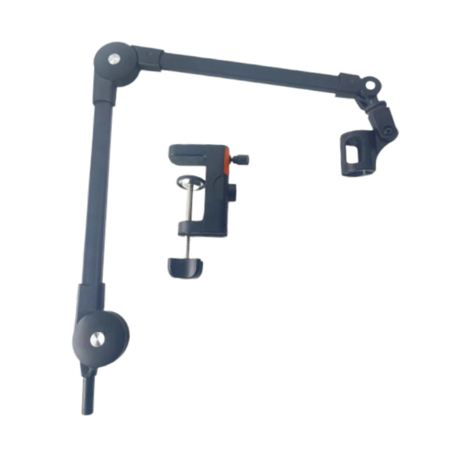 Microphone Arm Stand Boom Arm Stand Adjustable Holder Durable Alloy Material for Streaming Podcast Studio
