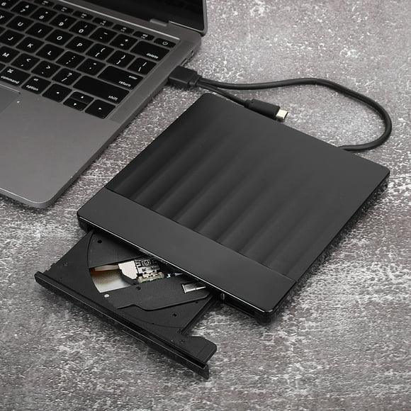 Grabadora USB 3.0 Unidad óptica Externa Grabadora De DVD Accesorio Para PC Tipo C Negro Para Windows XPNegro