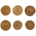 thumbnail image 1 of Weiweiguan 6Pcs Rattan Woven Charms Simple Round Earring Pendants Jewelry Making Ornaments, 1 of 6