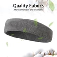 thumbnail image 3 of AUQ Headbands for Men,Breathable Headband,Elastic Mens Headband,8-Pack, 3 of 5