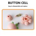 thumbnail image 6 of Harpi LED Night Light, Room Lights for Bedroom, Flowerpot Cute Flowers Warm Light Small Night Light Girl's Bedside Ornament Button Battery Mini Light Christmas Gifts, 6 of 9