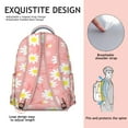 thumbnail image 5 of "Floral Pattern Backpack with Sunflowers - Trendy Wildflower Printed School Bag for Women, Roomy College Backpack with Multiple Pockets and Laptop Sleeve", 5 of 6