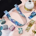 thumbnail image 4 of 6 Rolls Patterned Polyester Webbing Belt 1.49inch Vintage Jacquard Ribbon Trim Colorful Webbing Straps Boho Persian Tape for Seatbelt Bags Backpacks Handles Luggage 2yards/roll for DIY, 4 of 6