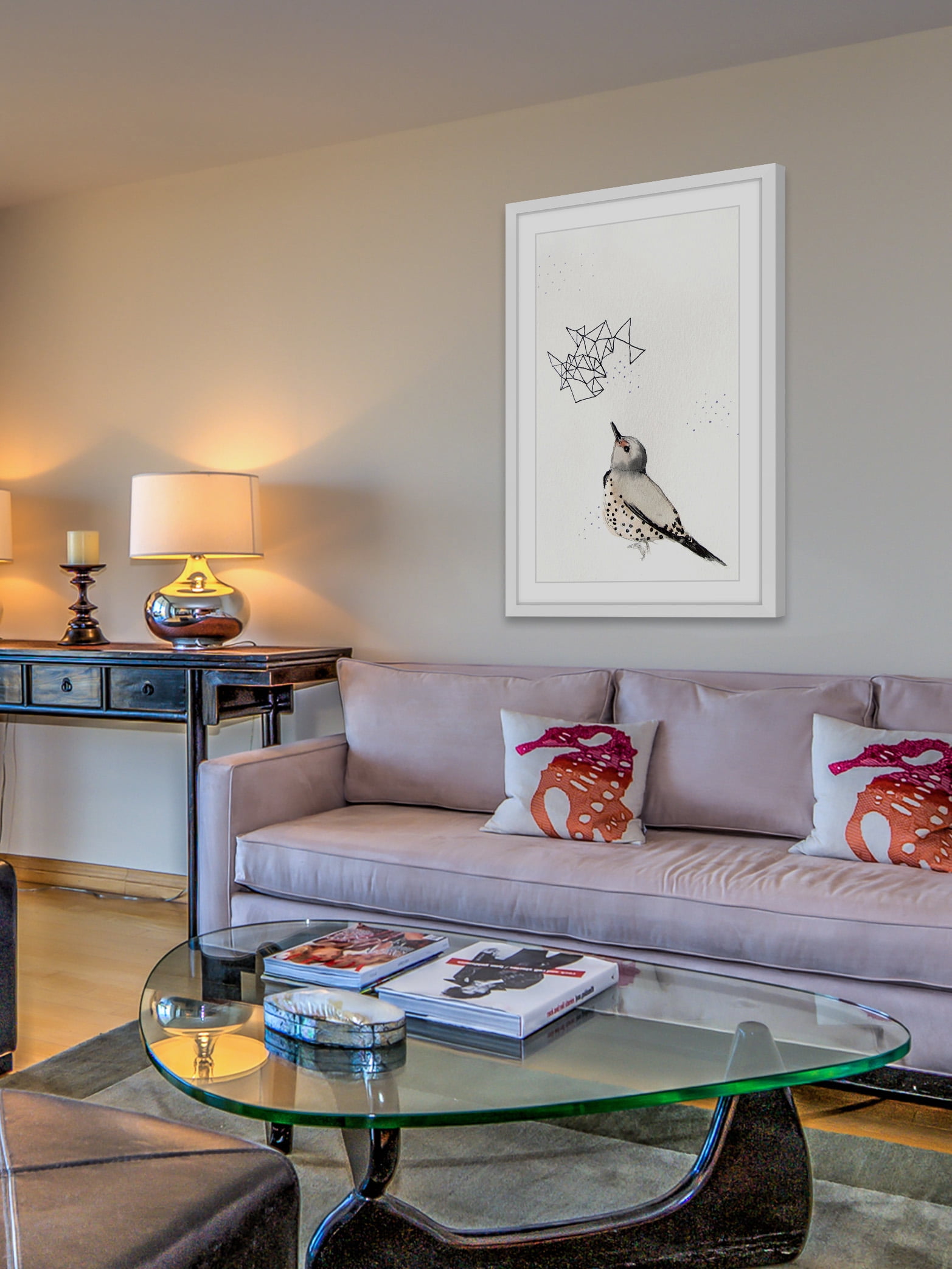 "Northern Flicker" Framed Painting Print