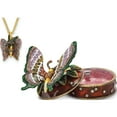 thumbnail image 5 of Fashion Bejeweled Sangria Butterfly Box Trinket (2.5 X 2.5) Made In China bj2080, 5 of 5