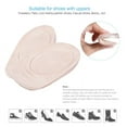 thumbnail image 5 of Gel Heel Lifts for Shoes Bone Spur Relief Cushion Self-adhesive Half Inserts Heel Cups Foot Pads Ankle Support Insoles for Plantar Fasciitis,Men Women Kids,2 Pairs L, 5 of 9