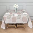 thumbnail image 6 of Floral Square Tablecloth 60x60in(152x152cm) – Waterproof Polyester Printed Table Cover, Wrinkle Resistant & Washable for Kitchen Dining Picnic Party Decor, Thanksgiving,Christmas, Spring,Flower, 6 of 6