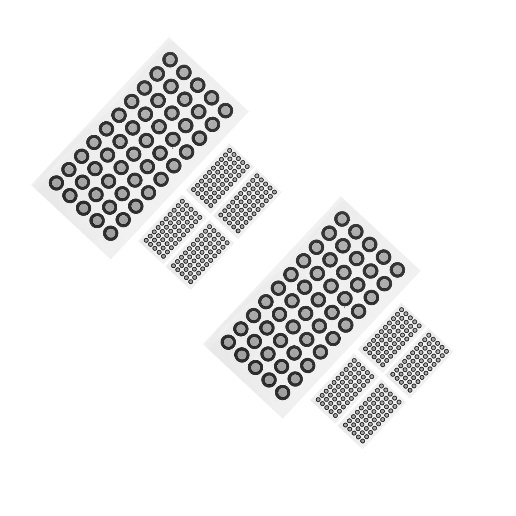 Raindrops 2-Pack 3D Scanning Markers with 5 Sheets and 50 Dots Each, 0.15mm Diffuse Reflection Dots for Precise 3D Scanner Tracking