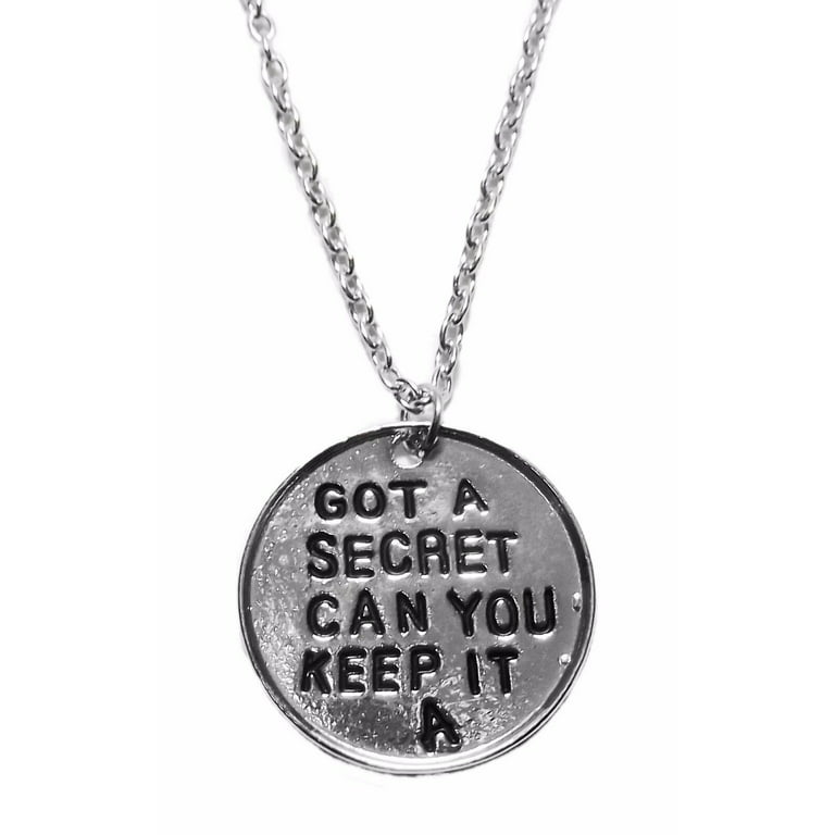 Pretty Little Liars "GOT A SECRET CAN YOU KEEP IT - A" Pendant/ Necklace -  Walmart.com