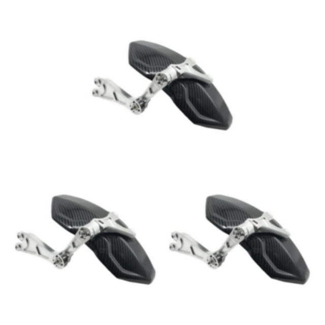 Maytalsory Carbon Fiber Motorcycle Rear Wheel Fender Mudflap for Niu Technologies Sturdy and Efficient 2nd Generation White 3Set