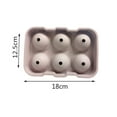 thumbnail image 2 of Molde para hacer bolas de hielo para whisky, máquina para hacer bolas de hielo para whisky escocés y cócteles, fácil liberación, 2 of 5