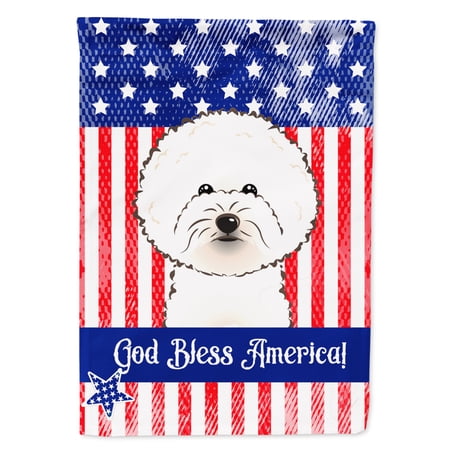 Carolines Treasures BB2147GF Bichon Frise Flag Garden Size   Small  multicolor
